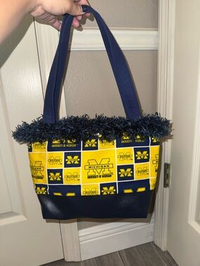 Handmade University of Michigan Purse